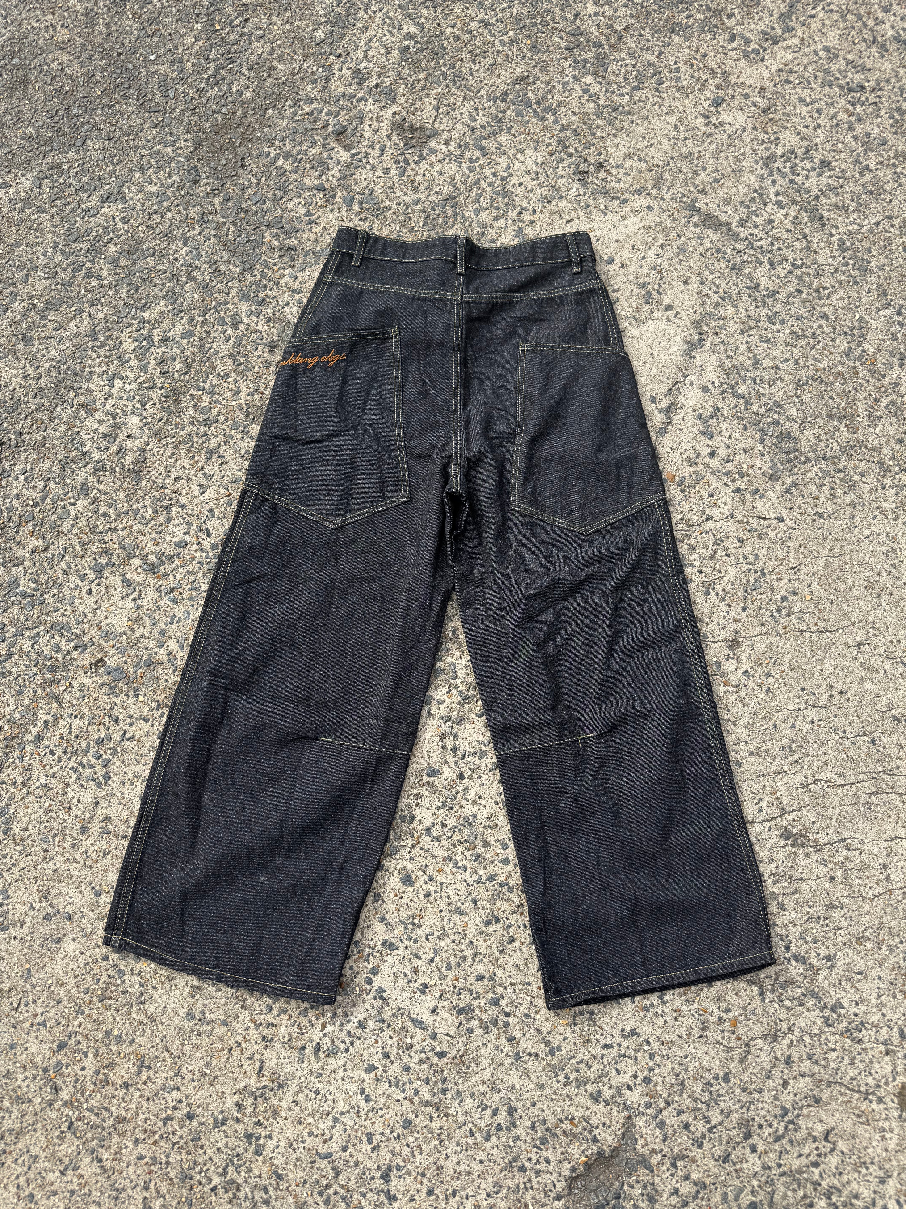 Baggy Black Wide Leg Jeans