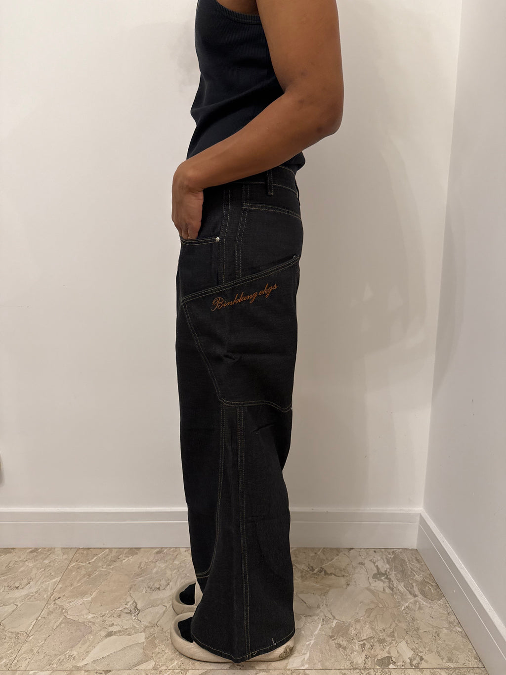 Baggy Black Wide Leg Jeans