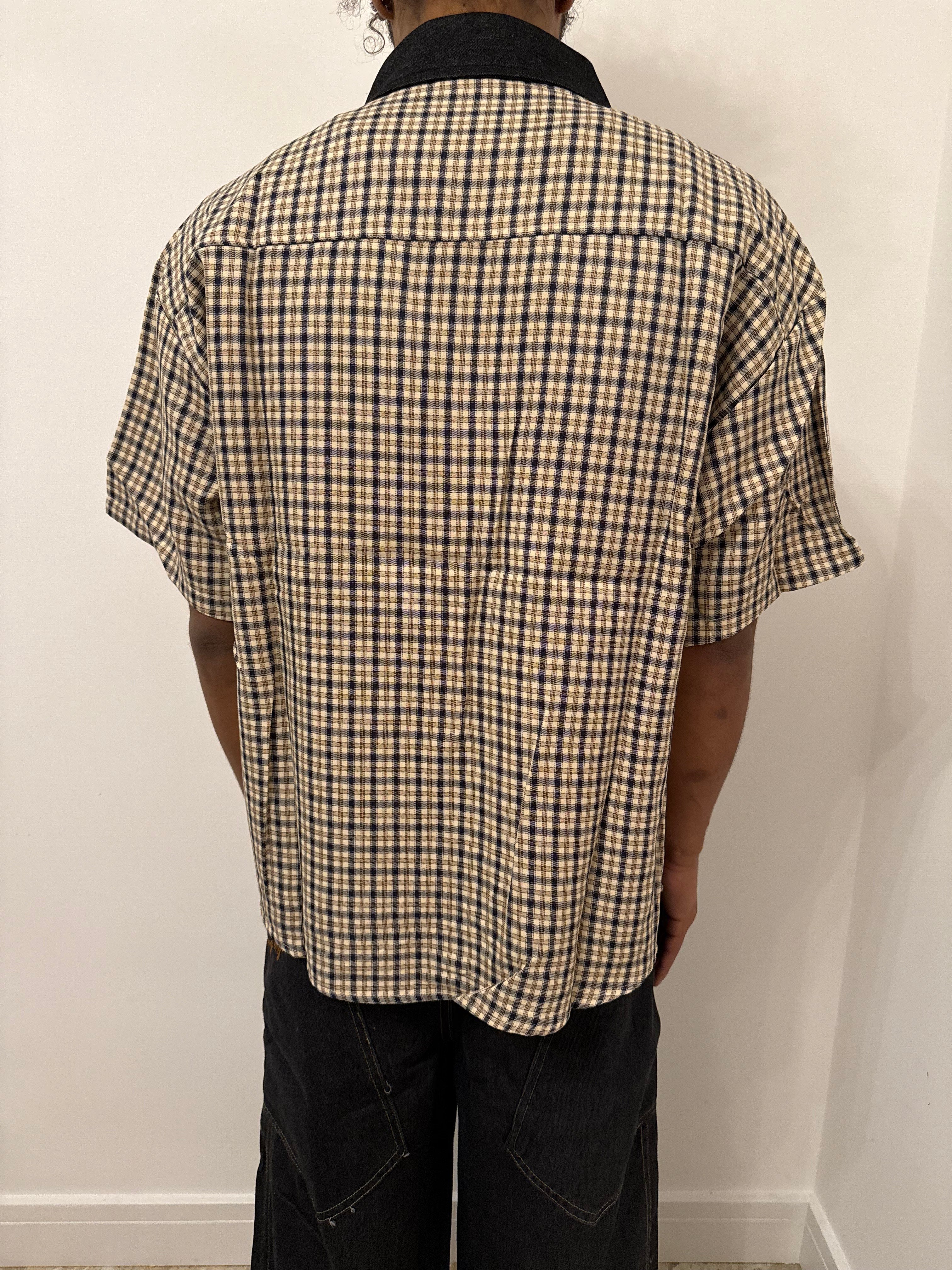 Plaid Home Embroidered Shirt